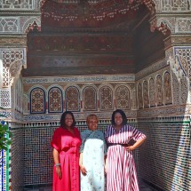 Three African Ladies in Bahia Palace